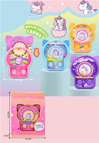 Unicorn card water dispenser (4 mixed models)&nbsp;&nbsp;&nbsp;ITEM NO.： W108423