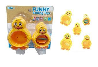 Ocean Bathing Stacked Cup Flat Duck Cup 5-piece Set&nbsp;&nbsp;&nbsp;ITEM NO.： W108373