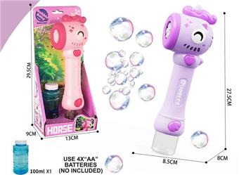 Rainbow Horse Bubble Stick&nbsp;&nbsp;&nbsp;ITEM NO.： W108192