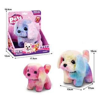 Three hybrid electric plush dog models&nbsp;&nbsp;&nbsp;ITEM NO.： W108401