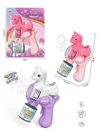 Unicorn Bubble Gun&nbsp;&nbsp;&nbsp;ITEM NO.： W108107