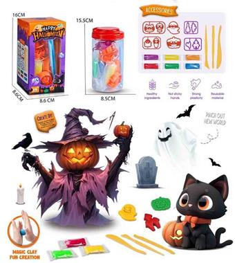 Halloween DIY Clay Set Window Box&nbsp;&nbsp;&nbsp;ITEM NO.： W108136