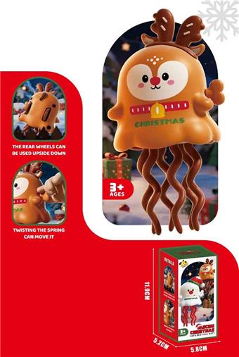 Fun Clockwork Christmas Reindeer&nbsp;&nbsp;&nbsp;ITEM NO.： W108269