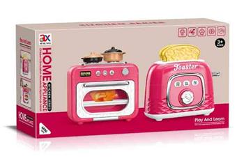 Small household appliance set for playing house kitchen (oven+breakfast toaster)&nbsp;&nbsp;&nbsp;ITEM NO.： W108343
