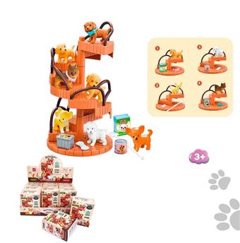 Dog Climbing Stairs, Collecting 4 Types of Stacking Music&nbsp;&nbsp;&nbsp;ITEM NO.： W106998