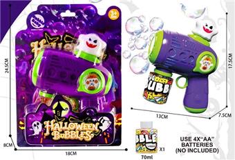 Ghost Bubble Gun with Light&nbsp;&nbsp;&nbsp;ITEM NO.： W108189