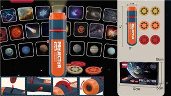 Projection flat flashlight (Starry Sky version)&nbsp;&nbsp;&nbsp;ITEM NO.： W108520