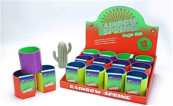 Fluorescent dual color circular rainbow circle/display box 12 pieces&nbsp;&nbsp;&nbsp;ITEM NO.： W107703