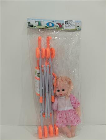 12 inch Barbie stroller (small)&nbsp;&nbsp;&nbsp;ITEM NO.： W108749