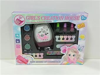 Cross border children's makeup, children's cosmetics accessories, nail art combs, dressing up as girls' toys, playing house, new DIY accessories, cosmetics sets&nbsp;&nbsp;&nbsp;ITEM NO.： W112201