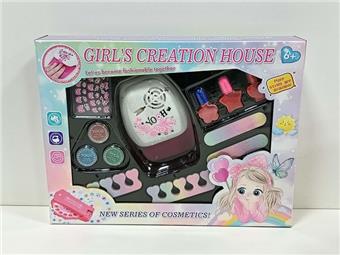 Cross border children's makeup, children's cosmetics accessories, nail art combs, dressing up as girls' toys, playing house, new DIY accessories, cosmetics sets&nbsp;&nbsp;&nbsp;ITEM NO.： W112200