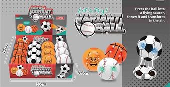 UFO transformable ball (with light)&nbsp;&nbsp;&nbsp;ITEM NO.： W110486