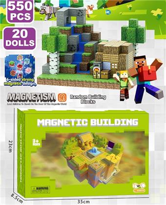 My World Magnetic Blocks/550PCS (containing 20 characters)&nbsp;&nbsp;&nbsp;ITEM NO.： W111289