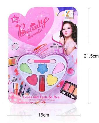 Cross border children's makeup, children's cosmetics accessories, nail art combs, dressing up as girls' toys, playing house, new DIY peach heart children's makeup (CPC)&nbsp;&nbsp;&nbsp;ITEM NO.： W111976