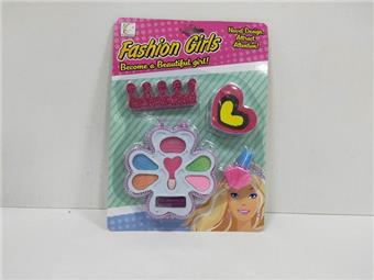 Cross border children's makeup, children's cosmetics accessories, nail art combs, dressing up as girls' toys, playing house, new DIY four leaf flower children's makeup (CPC)&nbsp;&nbsp;&nbsp;ITEM NO.： W111985