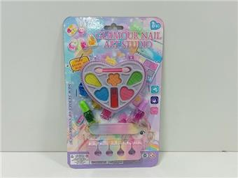 Cross border children's makeup, children's cosmetics accessories, nail art combs, dressing up as girls' toys, playing house, new DIY accessories, cosmetics sets&nbsp;&nbsp;&nbsp;ITEM NO.： W112181