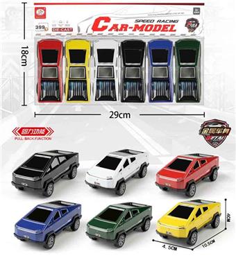 6 large Tesla models with metal and iron shells, 6 pieces&nbsp;&nbsp;&nbsp;ITEM NO.： W110599