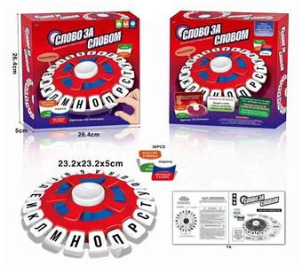 Crazy Alphabet Wheel Game (Russian version)&nbsp;&nbsp;&nbsp;ITEM NO.： W110404