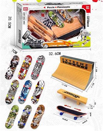 Finger Scooter Scene Set&nbsp;&nbsp;&nbsp;ITEM NO.： W110553