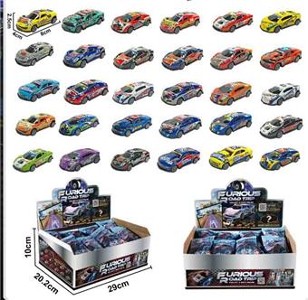 Blind box metal cart 8cm return power cart set (48 pieces/box)&nbsp;&nbsp;&nbsp;ITEM NO.： W110713