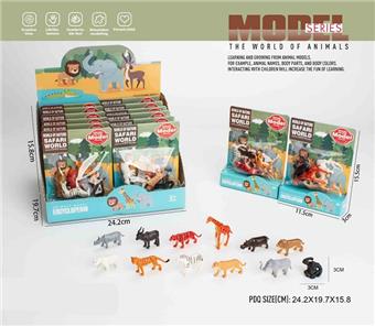 Small wild animals (12 bag card head box, foot pack, 1 display box)&nbsp;&nbsp;&nbsp;ITEM NO.： W110650