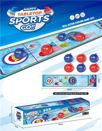 Battle Curling Board Game&nbsp;&nbsp;&nbsp;ITEM NO.： W110546