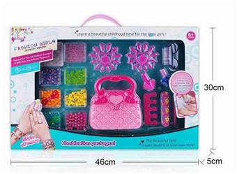 Cross border children's makeup, children's cosmetics accessories, nail art combs, dressing up as girls' toys, playing house, new DIY nail art beads (CPC)&nbsp;&nbsp;&nbsp;ITEM NO.： W112030