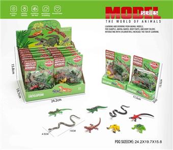 Small reptile (12 bag card head box, foot pack, 1 display box)&nbsp;&nbsp;&nbsp;ITEM NO.： W110647