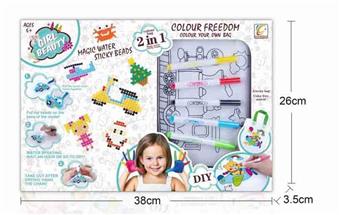 Cross border children's makeup, children's cosmetics accessories, nail art combs, dressing up as girls' toys, playing house, new DIY graffiti bag (CPC)&nbsp;&nbsp;&nbsp;ITEM NO.： W112058