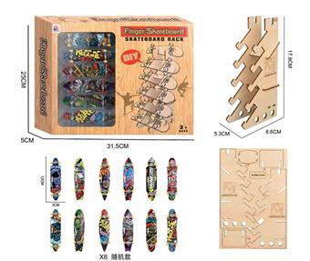 12CM alloy bracket finger skateboard+skateboard display rack&nbsp;&nbsp;&nbsp;ITEM NO.： W110646