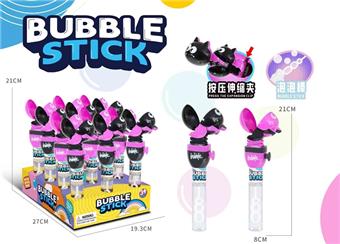 Two color telescopic bat bubble stick (can hold sugar tube) candy game small gift bubble tube&nbsp;&nbsp;&nbsp;ITEM NO.： W110727